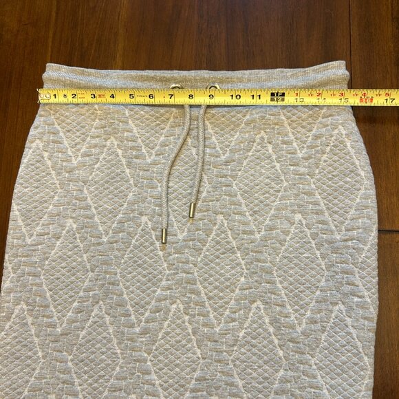 NWT KAFFE Women's Gillis Skirt Grey Size Medium Drawstring Closure - Picture 4 of 10